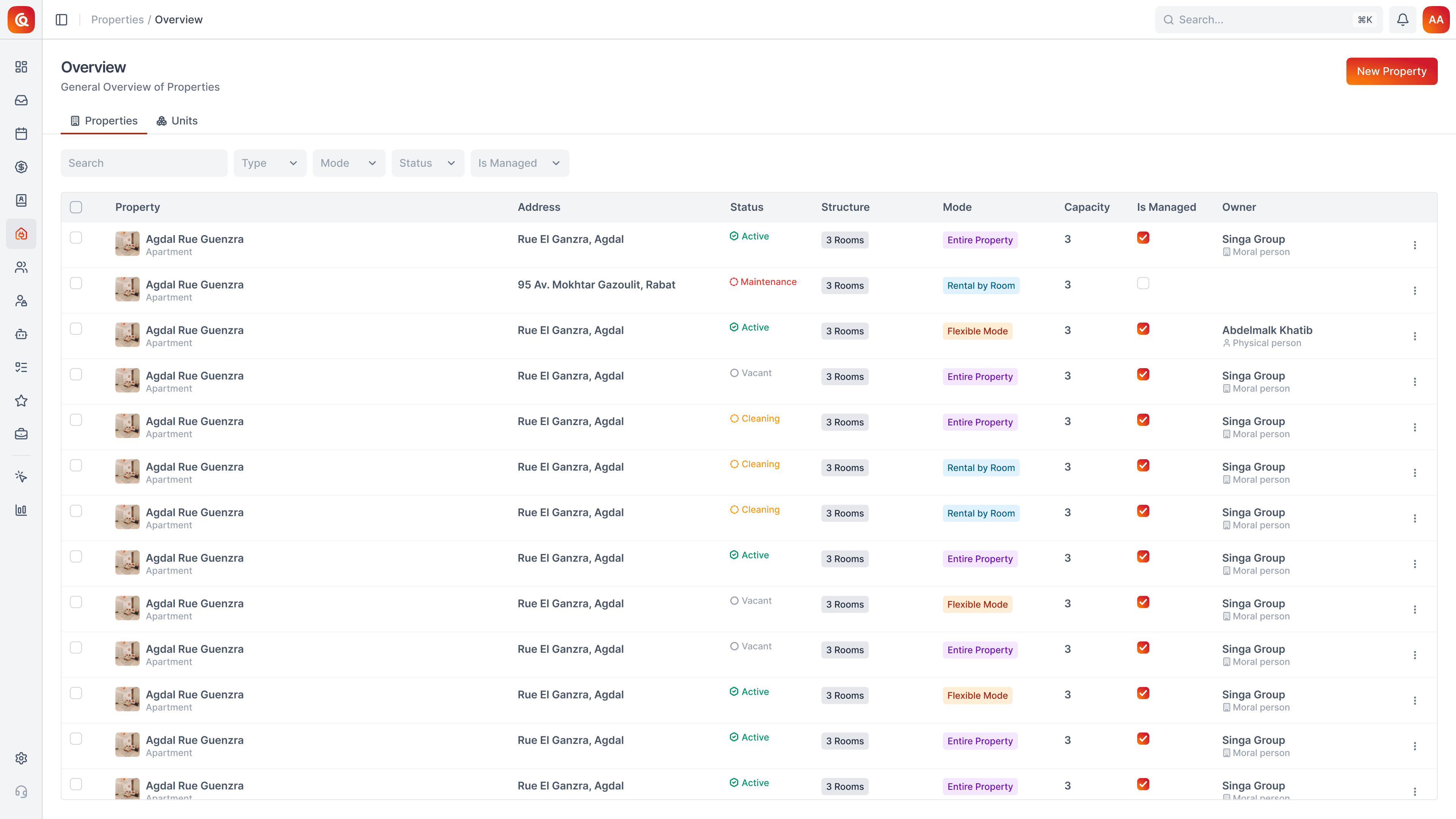Ceinty Dashboard